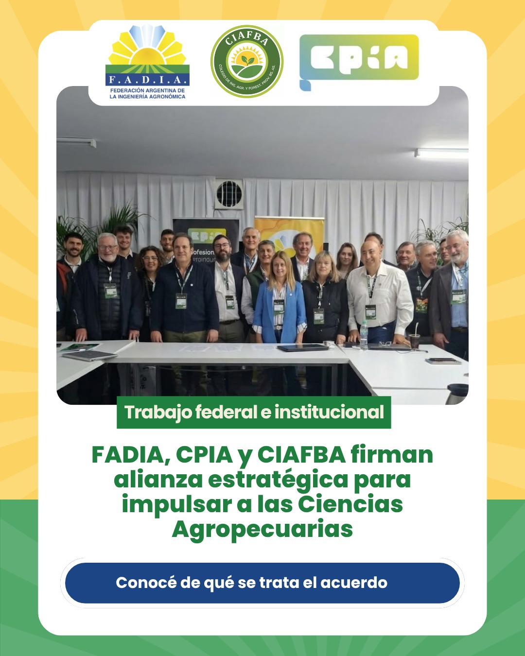 Acuerdo Marco FADIA CPIA CIAFBA Congreso AAPRESID 2026